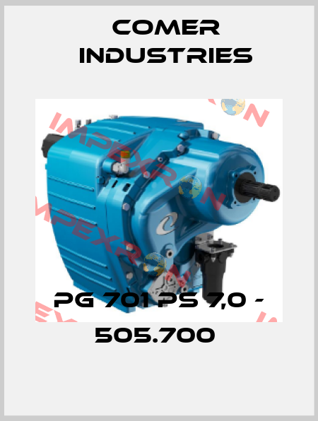 PG 701 PS 7,0 - 505.700  Comer Industries