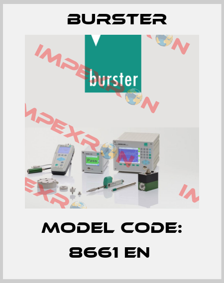 Model Code: 8661 EN  Burster