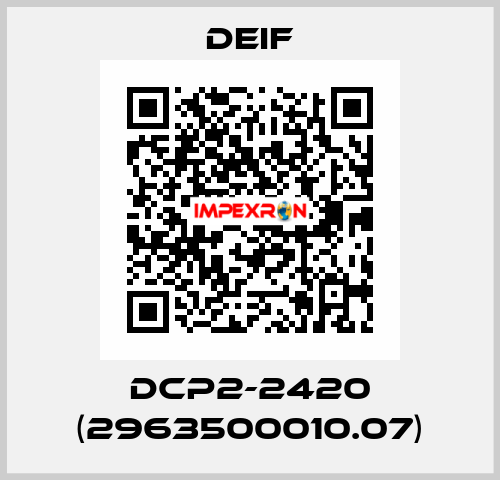 DCP2-2420 (2963500010.07) Deif