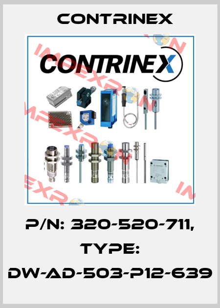p/n: 320-520-711, Type: DW-AD-503-P12-639 Contrinex
