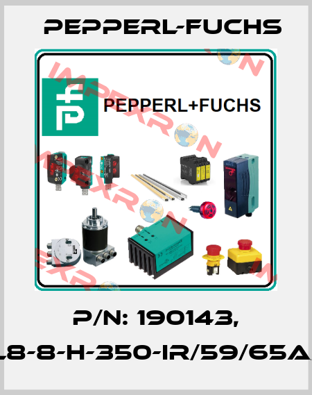 P/N: 190143, Type:ML8-8-H-350-IR/59/65a/103/115b Pepperl-Fuchs