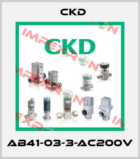 AB41-03-3-AC200V Ckd
