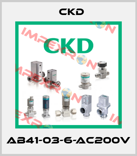 AB41-03-6-AC200V Ckd