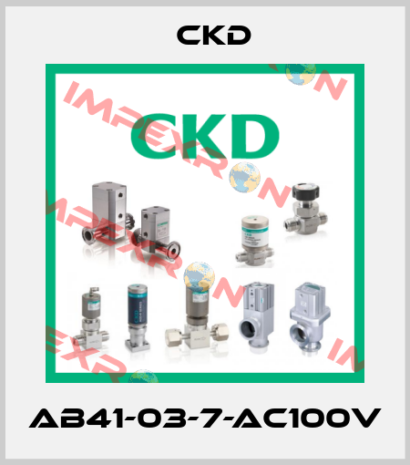 AB41-03-7-AC100V Ckd