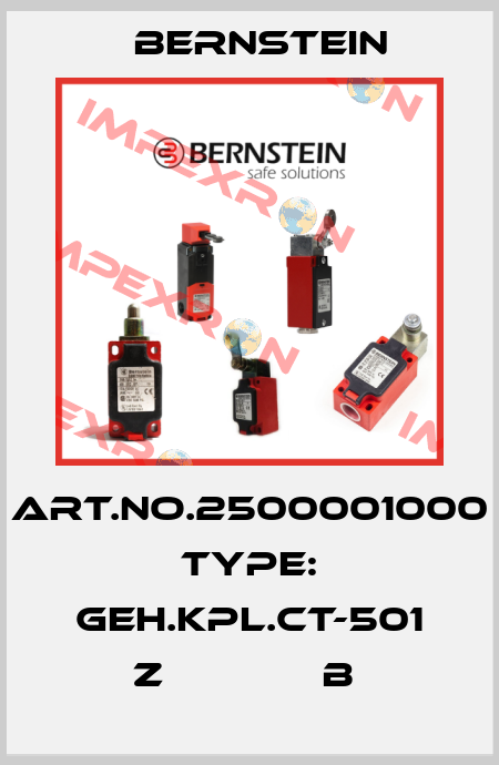 Art.No.2500001000 Type: GEH.KPL.CT-501 Z             B  Bernstein