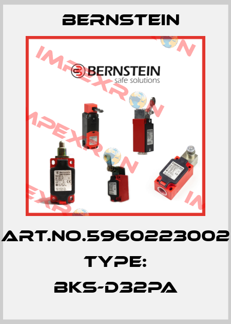Art.No.5960223002 Type: BKS-D32PA Bernstein