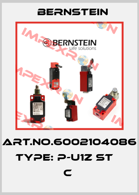 Art.No.6002104086 Type: P-U1Z ST                     C  Bernstein