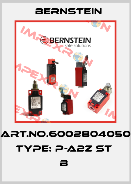 Art.No.6002804050 Type: P-A2Z ST                     B  Bernstein
