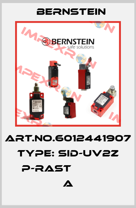 Art.No.6012441907 Type: SID-UV2Z P-RAST              A Bernstein