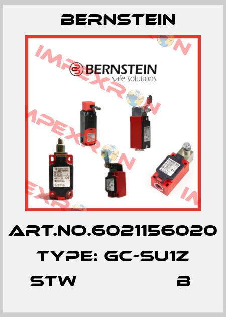 Art.No.6021156020 Type: GC-SU1Z STW                  B  Bernstein