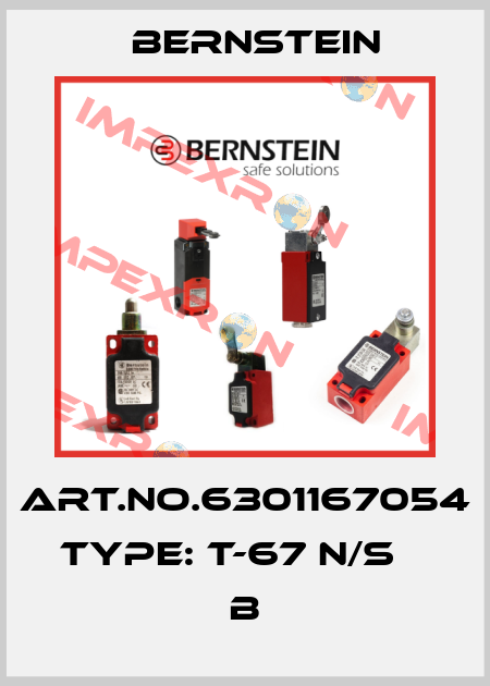 Art.No.6301167054 Type: T-67 N/S                     B Bernstein