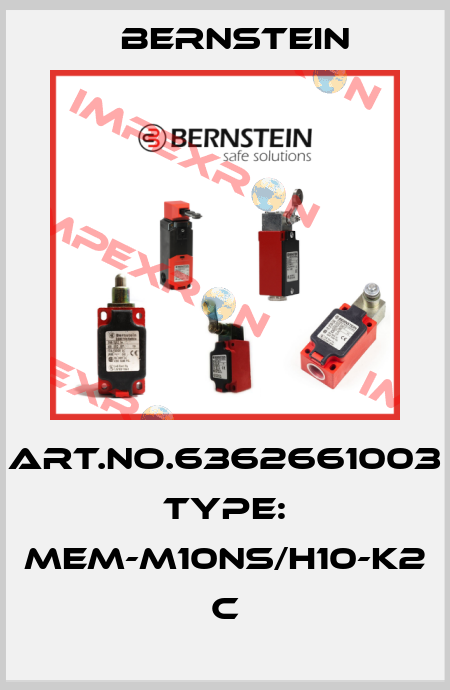 Art.No.6362661003 Type: MEM-M10NS/H10-K2             C Bernstein