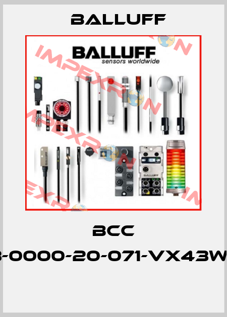 BCC A323-0000-20-071-VX43W6-150  Balluff
