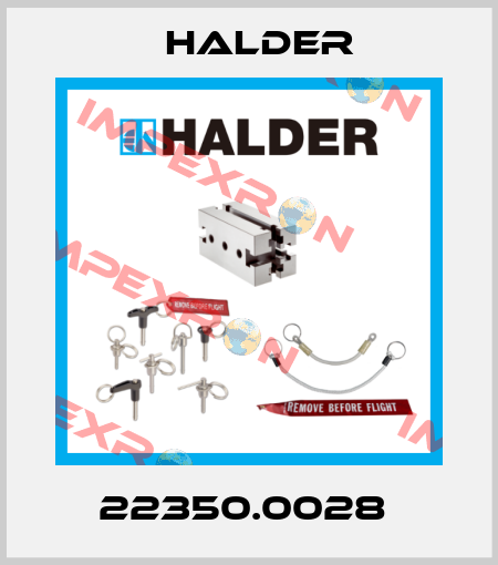 22350.0028  Halder