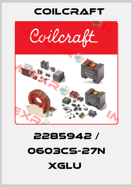 2285942 / 0603CS-27N XGLU  Coilcraft