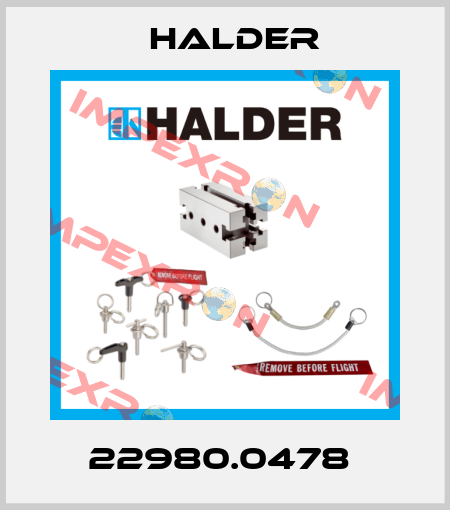 22980.0478  Halder
