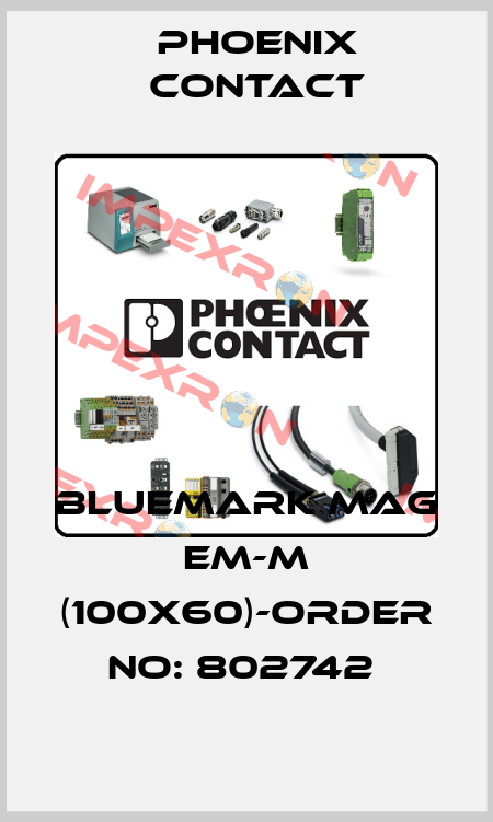 BLUEMARK MAG EM-M (100X60)-ORDER NO: 802742  Phoenix Contact