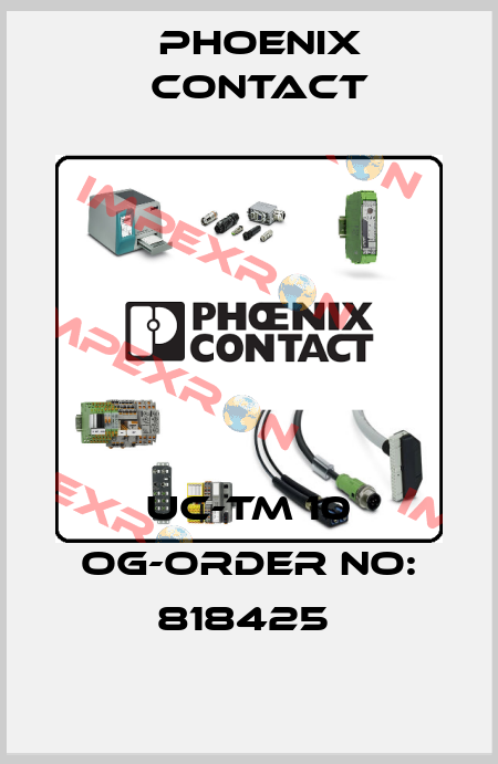 UC-TM 10 OG-ORDER NO: 818425  Phoenix Contact