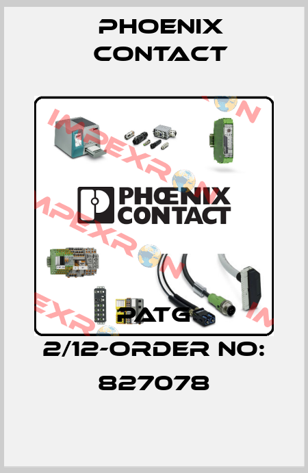 PATG 2/12-ORDER NO: 827078 Phoenix Contact