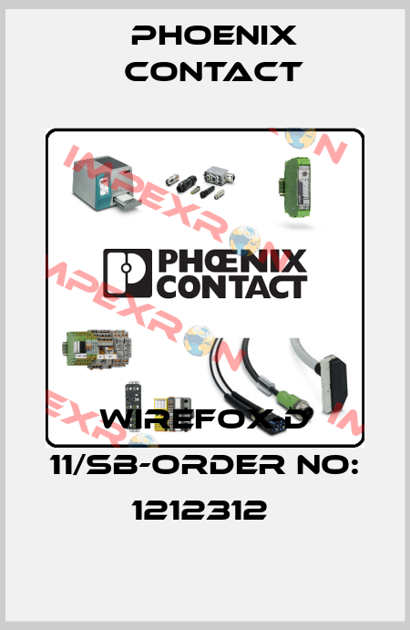 WIREFOX-D 11/SB-ORDER NO: 1212312  Phoenix Contact
