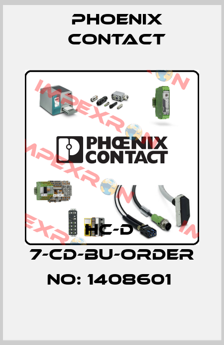 HC-D  7-CD-BU-ORDER NO: 1408601  Phoenix Contact