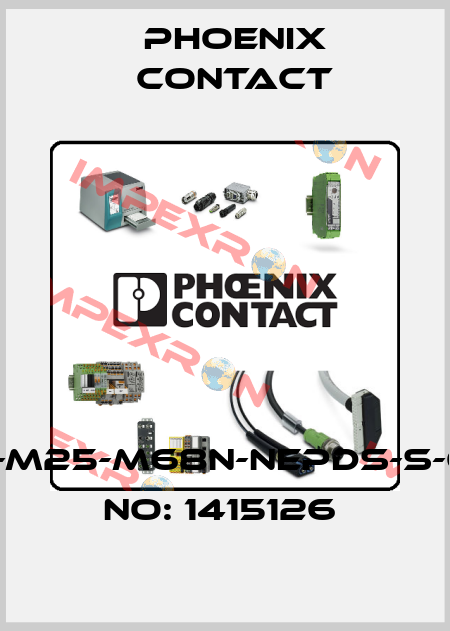 G-ESIS-M25-M68N-NEPDS-S-ORDER NO: 1415126  Phoenix Contact