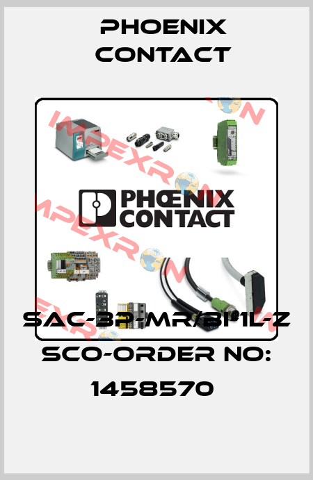 SAC-3P-MR/BI-1L-Z SCO-ORDER NO: 1458570  Phoenix Contact