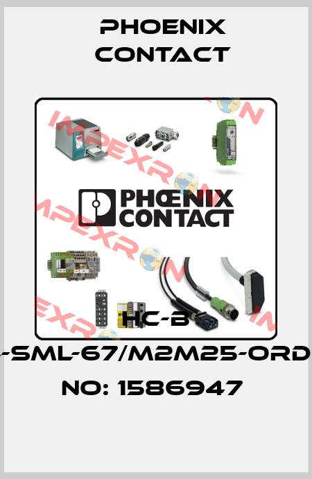 HC-B 24-SML-67/M2M25-ORDER NO: 1586947  Phoenix Contact