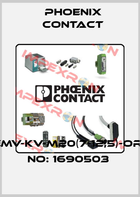 HC-EMV-KV-M20(7-12,5)-ORDER NO: 1690503  Phoenix Contact