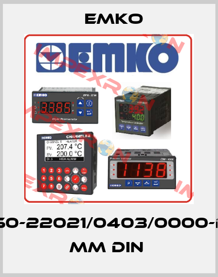 ESM-7750-22021/0403/0000-D:72x72 mm DIN  EMKO