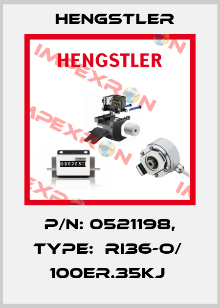 P/N: 0521198, Type:  RI36-O/  100ER.35KJ  Hengstler