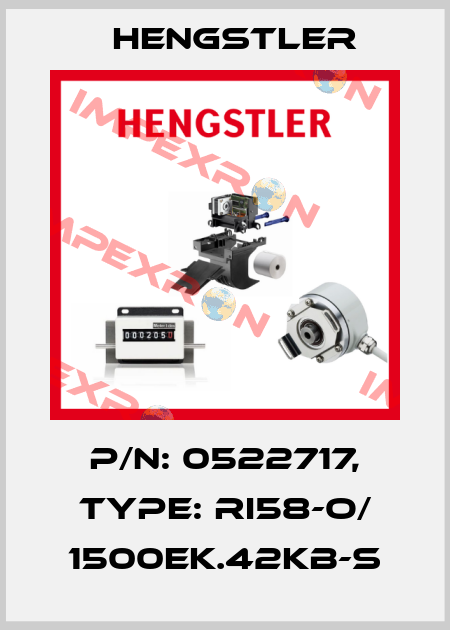 p/n: 0522717, Type: RI58-O/ 1500EK.42KB-S Hengstler
