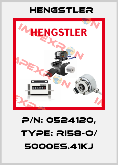 p/n: 0524120, Type: RI58-O/ 5000ES.41KJ Hengstler