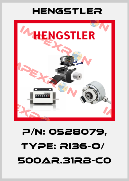 p/n: 0528079, Type: RI36-O/  500AR.31RB-C0 Hengstler