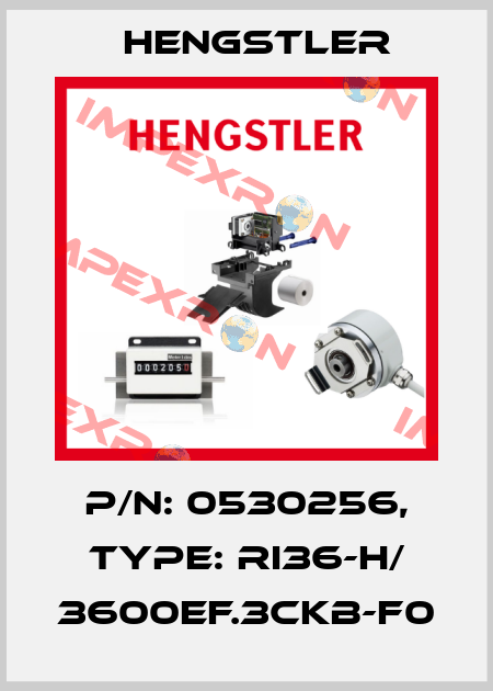 p/n: 0530256, Type: RI36-H/ 3600EF.3CKB-F0 Hengstler