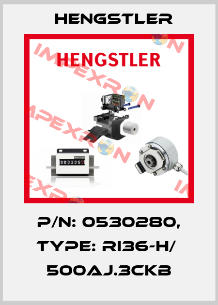 p/n: 0530280, Type: RI36-H/  500AJ.3CKB Hengstler