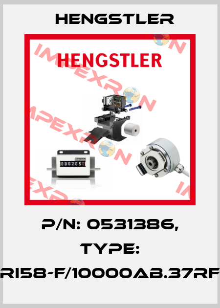 p/n: 0531386, Type: RI58-F/10000AB.37RF Hengstler