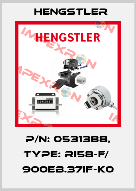 p/n: 0531388, Type: RI58-F/  900EB.37IF-K0 Hengstler