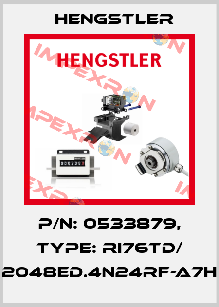 p/n: 0533879, Type: RI76TD/ 2048ED.4N24RF-A7H Hengstler