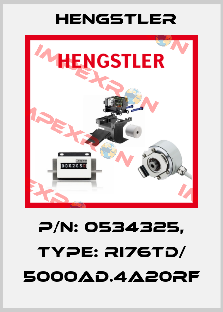 p/n: 0534325, Type: RI76TD/ 5000AD.4A20RF Hengstler