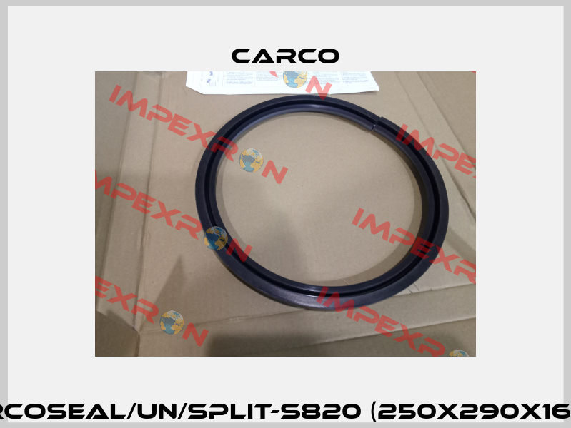 CARCOSEAL/UN/SPLIT-S820 (250x290x16mm) Carco