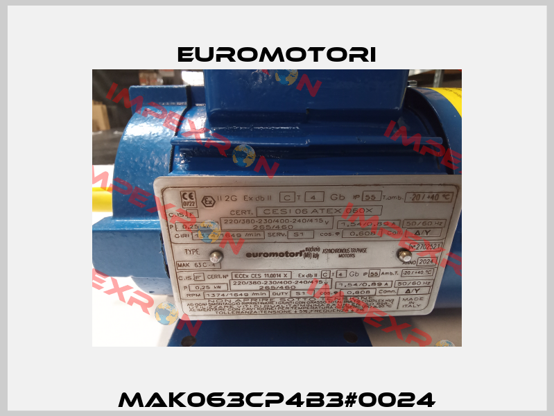 MAK063CP4B3#0024 Euromotori
