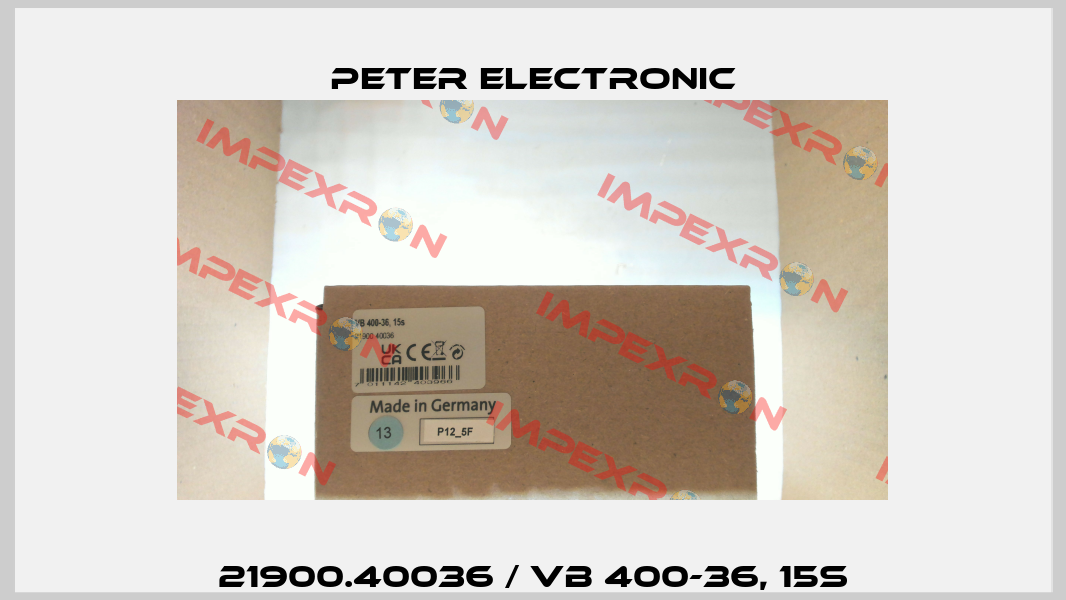 21900.40036 / VB 400-36, 15s Peter Electronic
