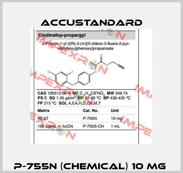 P-755N (chemical) 10 mg  AccuStandard