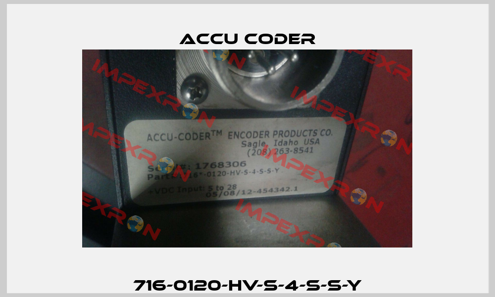 716-0120-HV-S-4-S-S-Y ACCU-CODER