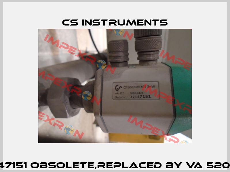  VA 420 -32147151 obsolete,replaced by VA 520 - 06950524  Cs Instruments