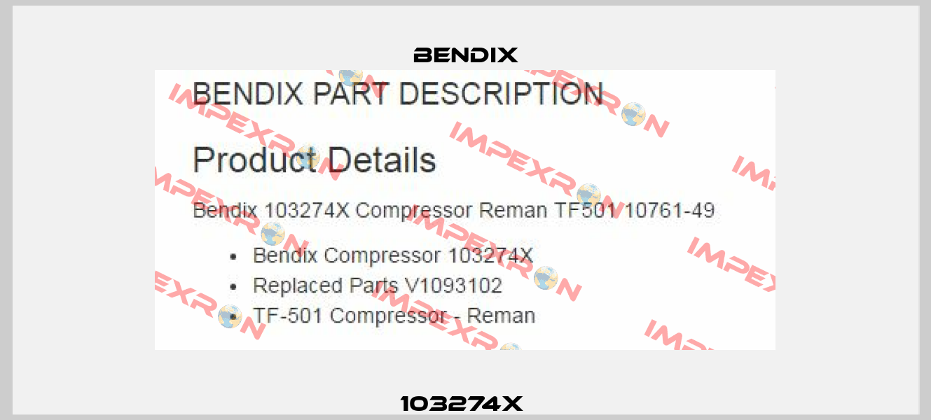103274X  Bendix