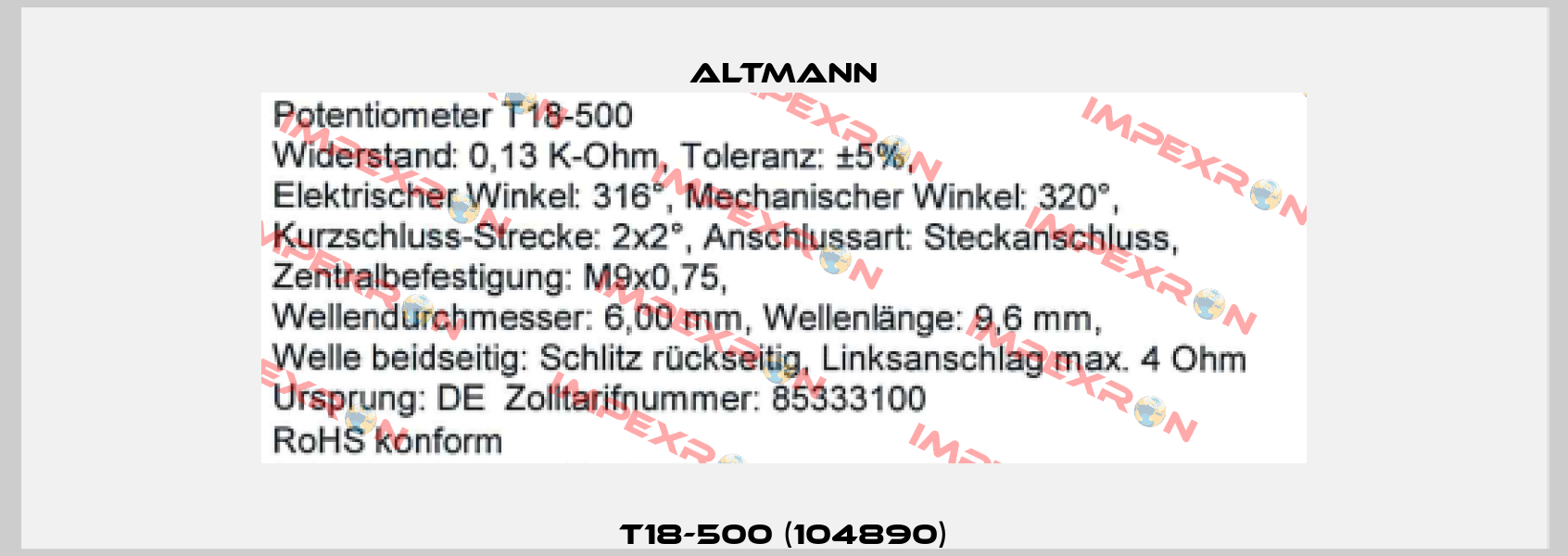 T18-500 (104890) ALTMANN