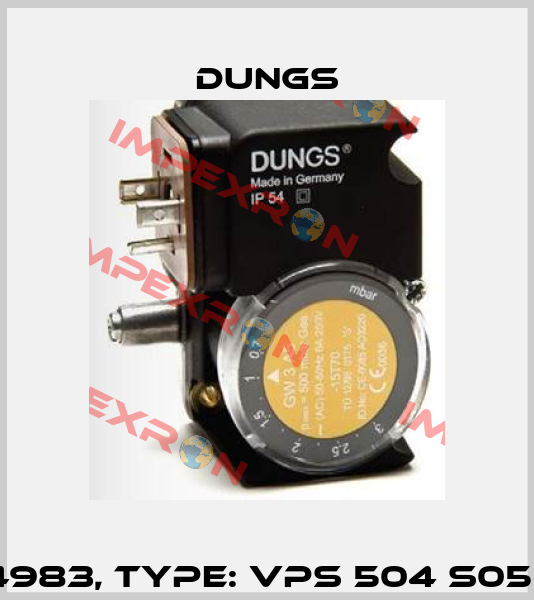 P/N: 224983, Type: VPS 504 S05 24V DC Dungs