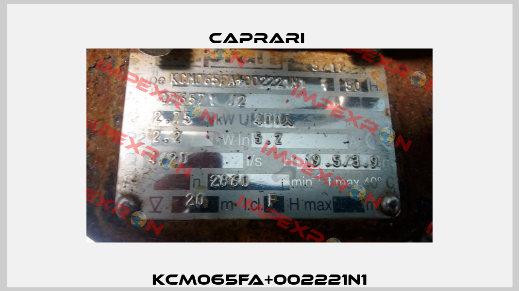 KCM065FA+002221N1 CAPRARI 